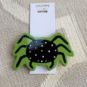 Happy Everything Green and Black Spider mini attachment. EUC!